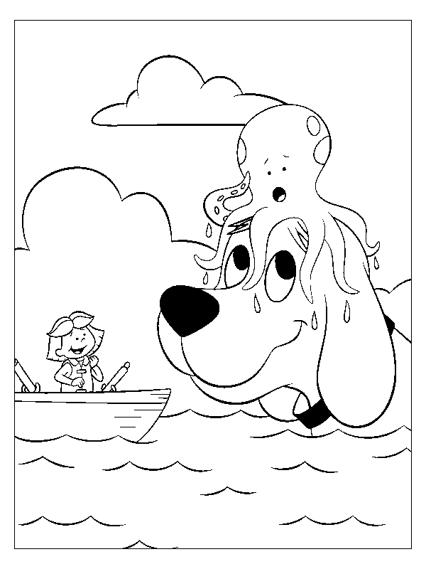 clifford coloring pages