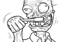 zombie 3 coloring pages