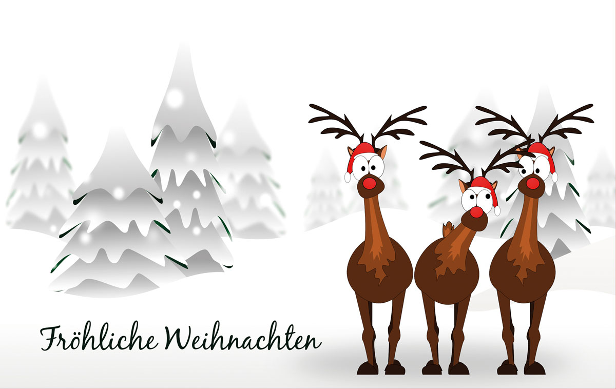 Lustige Gesellen - Weihnachtskarten vom Weihnachtskartenshop der