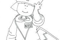 funny nurse coloring pages