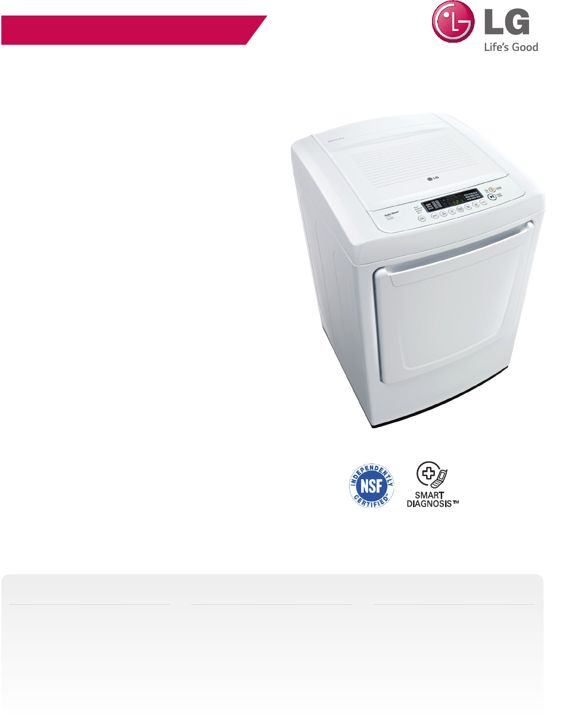 get lg manual for dryer images