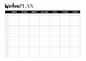 wochenplan pdf