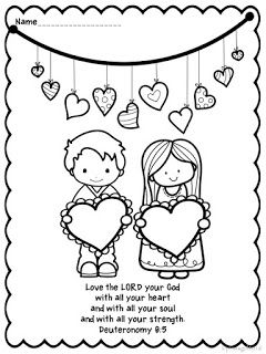 deuteronomy 6 5 coloring page