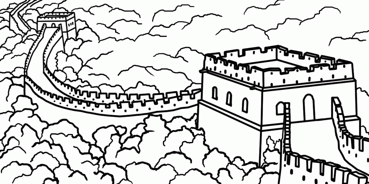 ancient chinese coloring pages