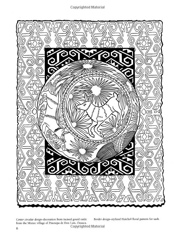 mexican coloring pages for adults