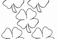 shamrock coloring page pdf