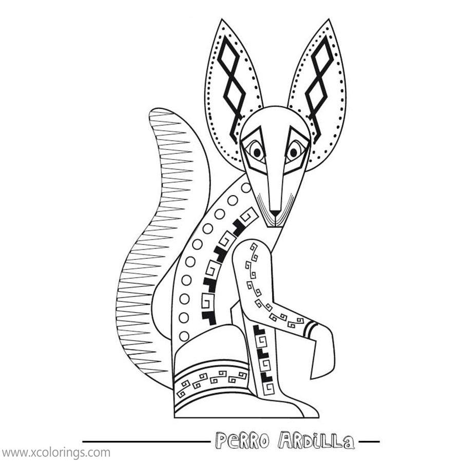 alebrije coloring pages