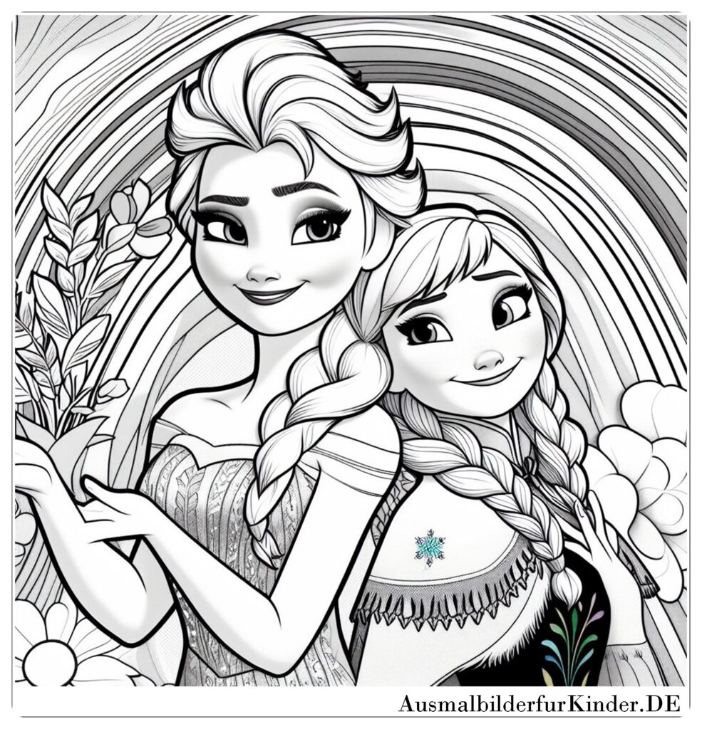 Ausmalbilder Anna und Elsa 015 by ausmalbilderfurkinder