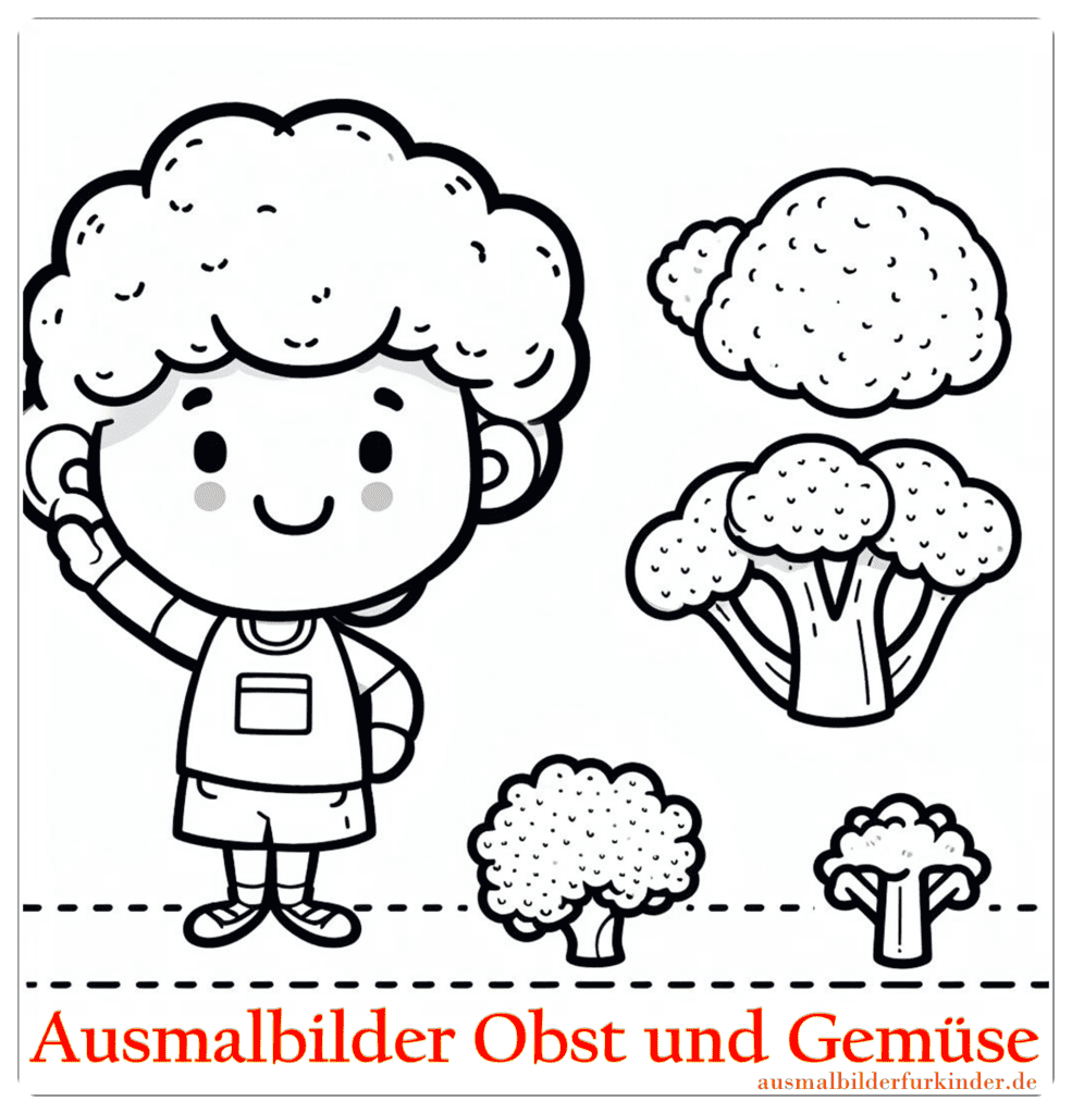 Ausmalbilder Obst und Gemüse 03 by ausmalbilderfurkinder.de