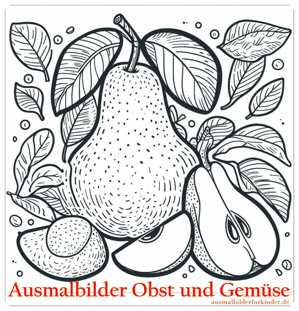 Ausmalbilder Obst und Gemüse 09 by ausmalbilderfurkinder.de