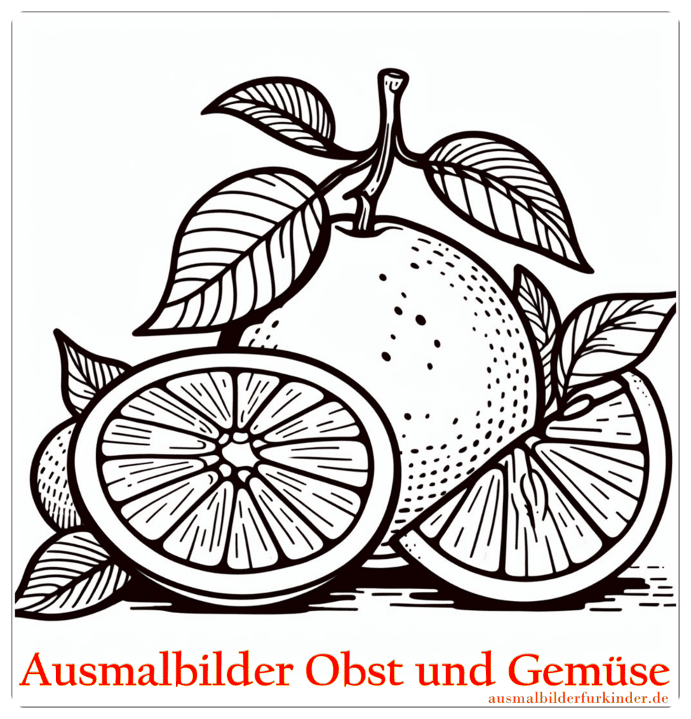 Ausmalbilder Obst und Gemüse 11 by ausmalbilderfurkinder.de