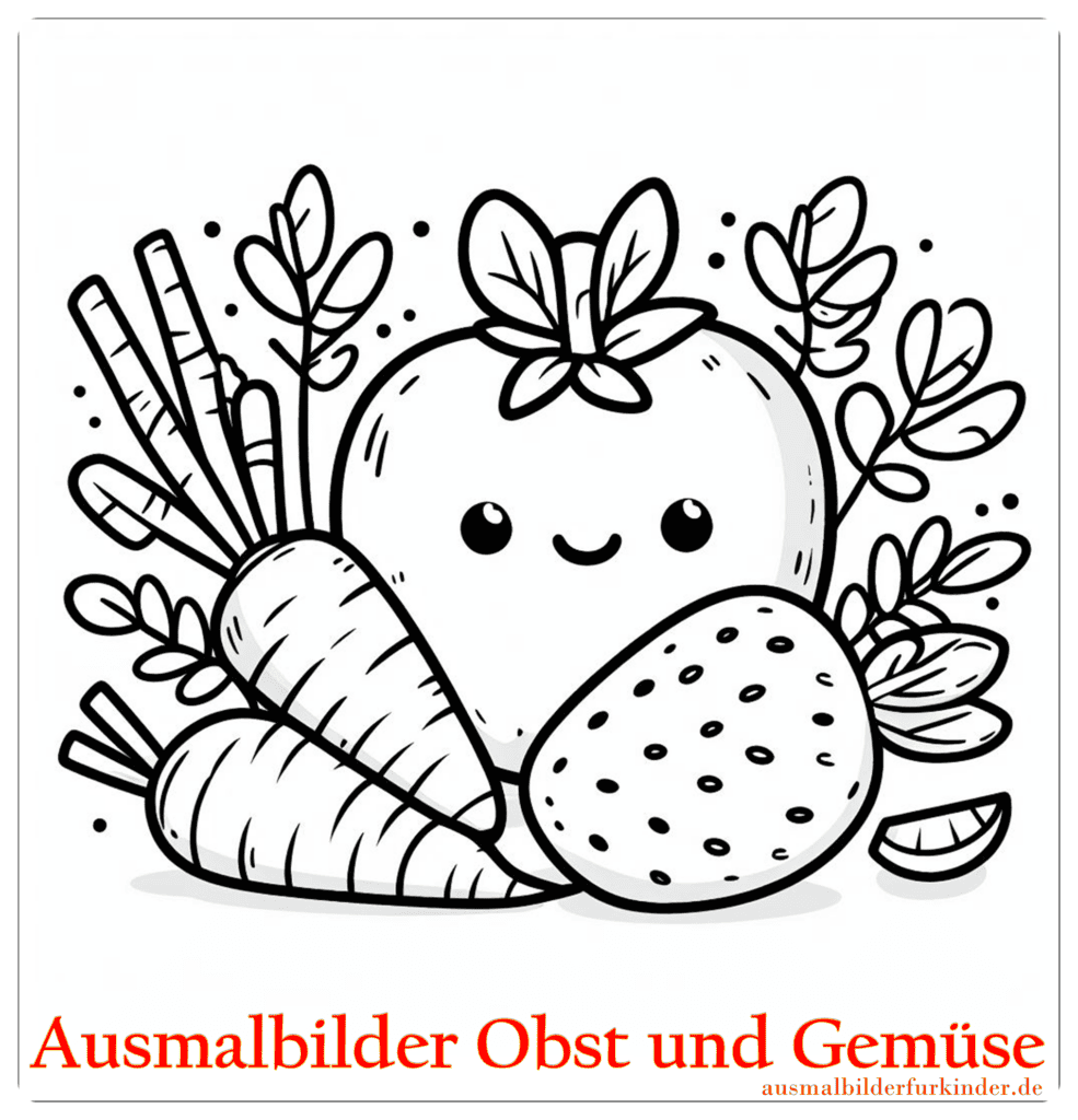 Ausmalbilder Obst und Gemüse 12 by ausmalbilderfurkinder.de