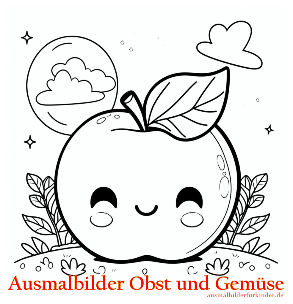 Ausmalbilder Obst und Gemüse 13 by ausmalbilderfurkinder.de