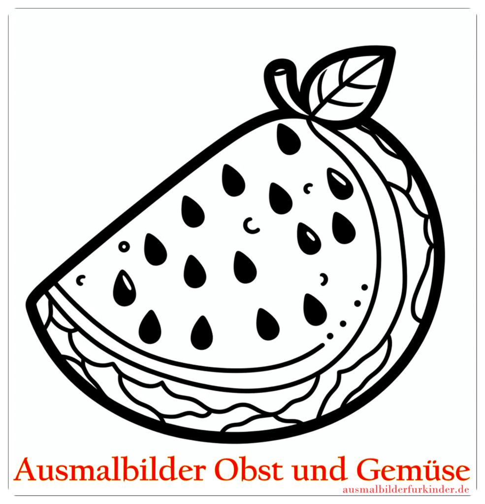 Ausmalbilder Obst und Gemüse 21 by ausmalbilderfurkinder.de