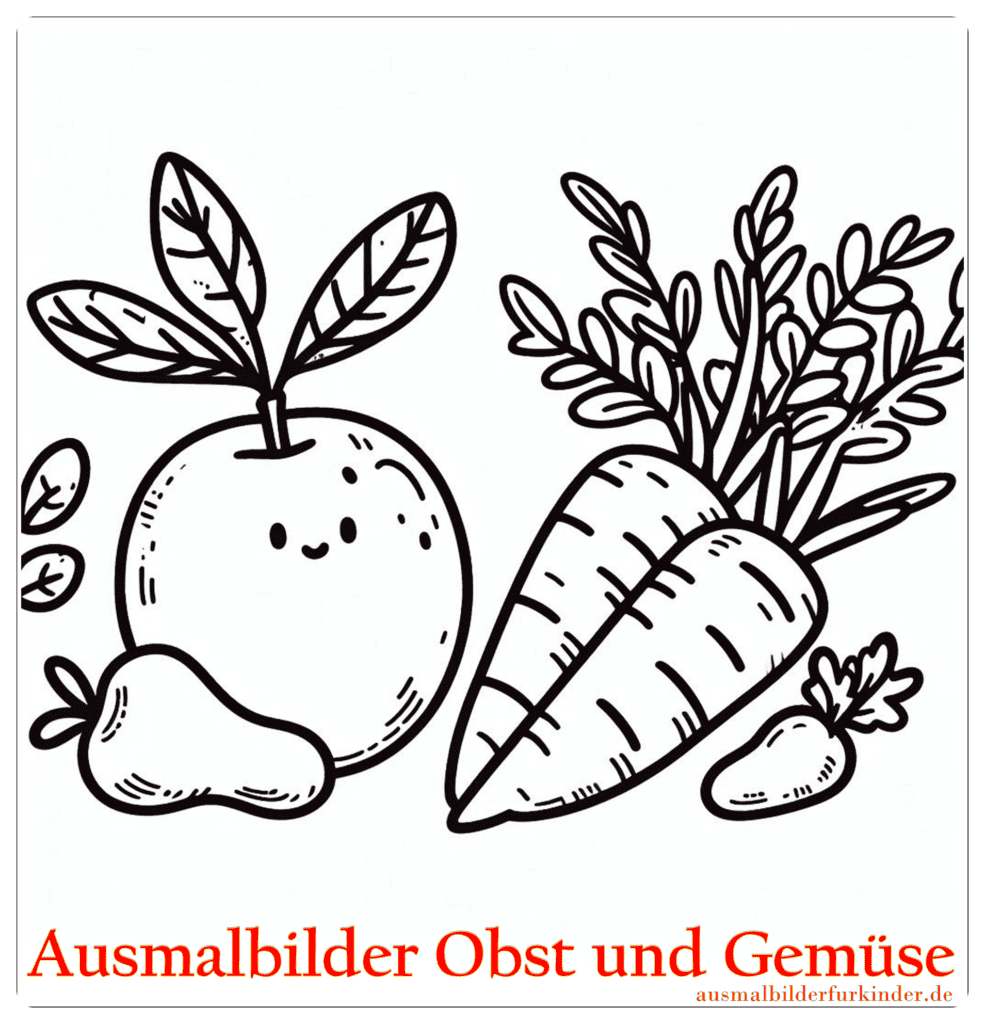 Ausmalbilder Obst und Gemüse 24 by ausmalbilderfurkinder.de