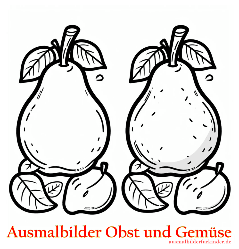 Ausmalbilder Obst und Gemüse 28 by ausmalbilderfurkinder.de