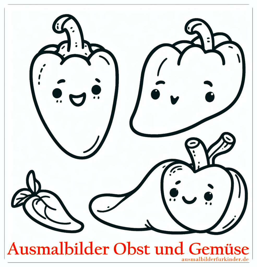 Ausmalbilder Obst und Gemüse 29 by ausmalbilderfurkinder.de