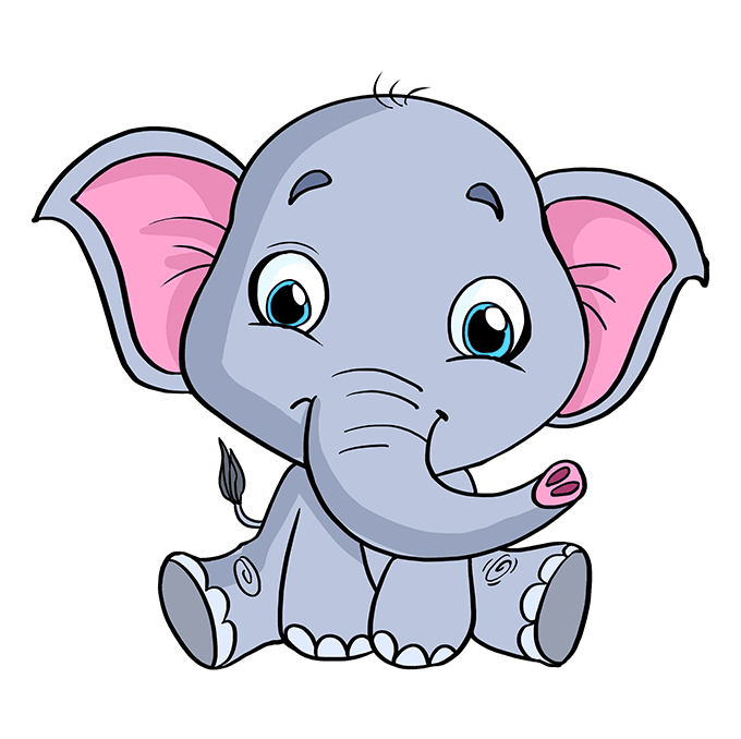 baby elefant zeichnung