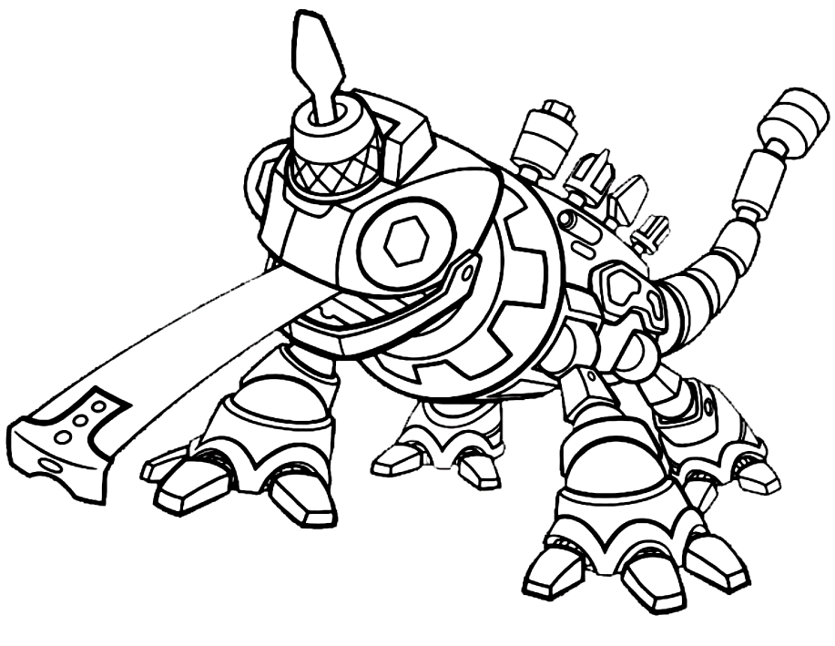 dinotrux supercharged dinotrux coloring pages