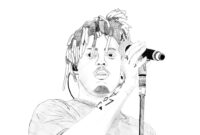 juice wrld coloring page