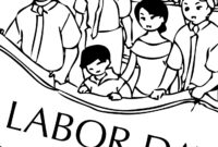 happy labor day coloring pages