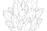 crystals coloring pages