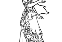 isabela encanto coloring pages