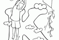 yoga coloring page