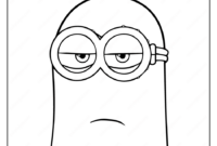 kevin minion coloring pages