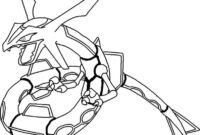 pokemon rayquaza coloring page