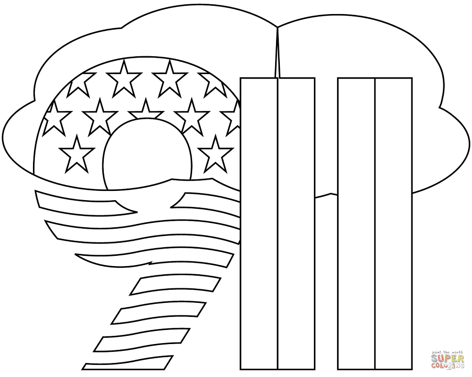 september 11th coloring pages