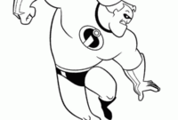 mr incredible coloring pages