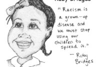 ruby bridges coloring page free