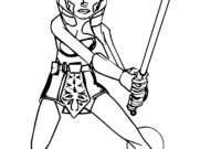 ahsoka coloring page