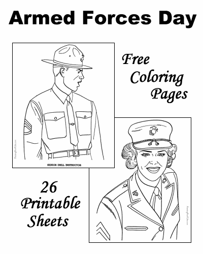 armed forces coloring pages