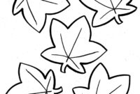 fall leaves coloring pages