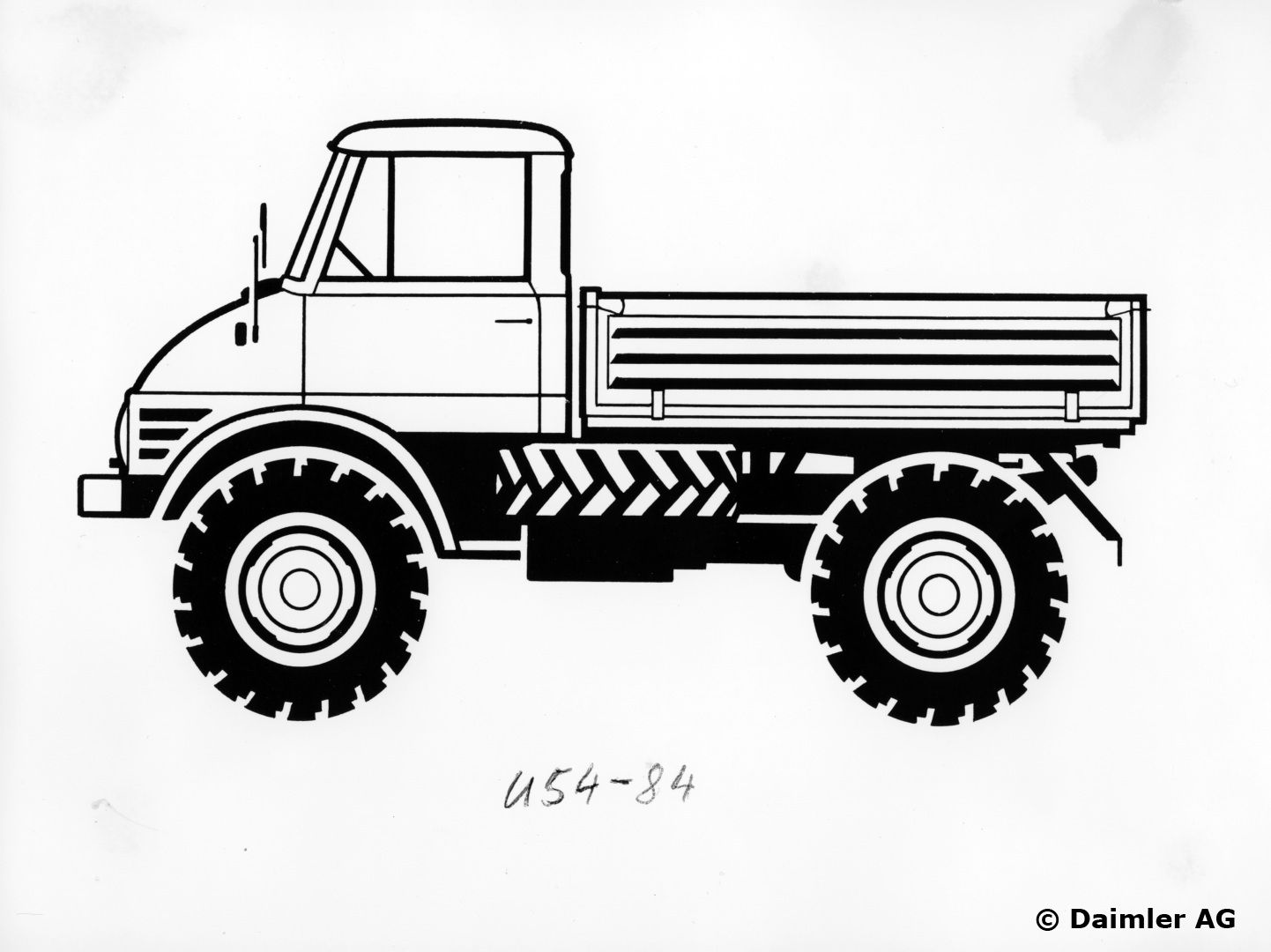 ausmalbild unimog