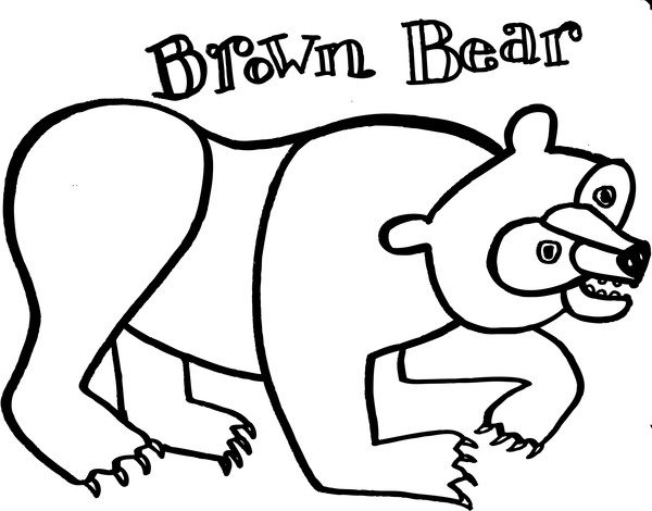 brown bear brown bear what do you see coloring pages