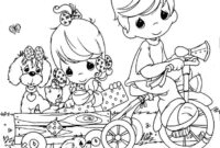 precious moments nativity coloring pages