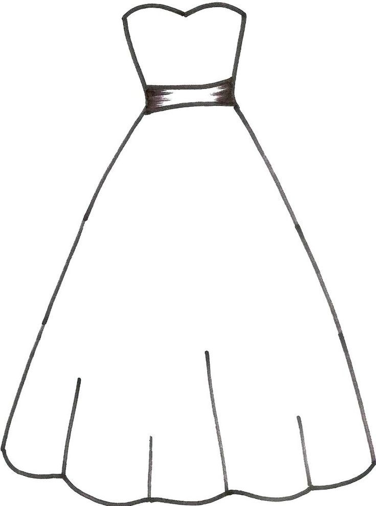 dress design coloring pages