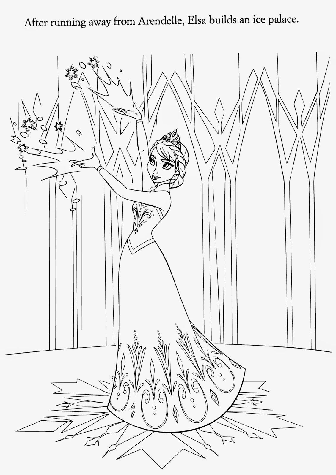 15 Beautiful Disney Frozen Coloring Pages Free ~ Instant Knowledge