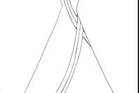 blank dress coloring pages