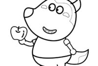 wolfoo coloring pages wolfoo cartoon drawing