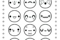 emotion coloring page