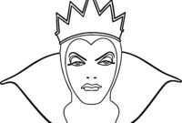 the evil queen coloring pages