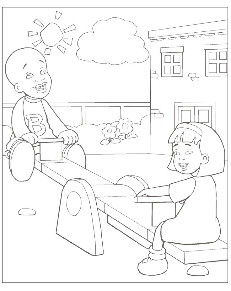 little bill coloring pages