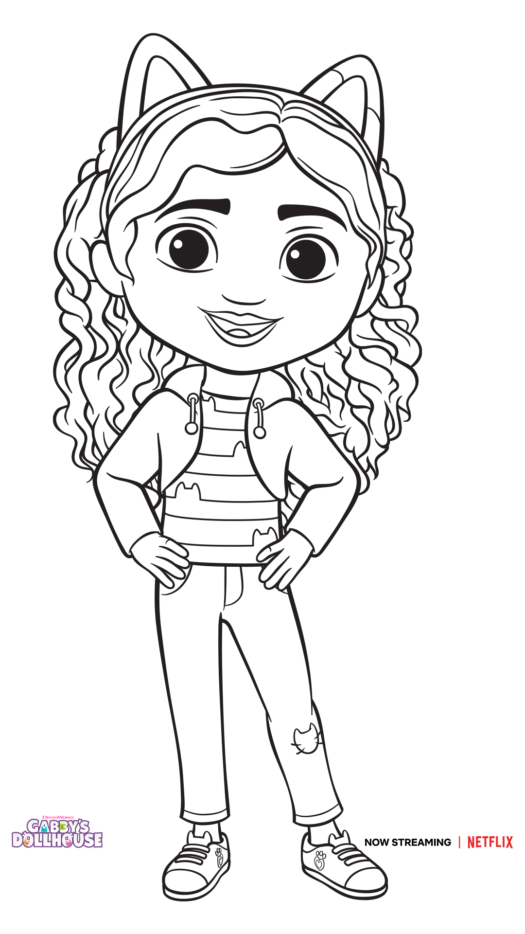 gabby 039 s dollhouse free coloring pages