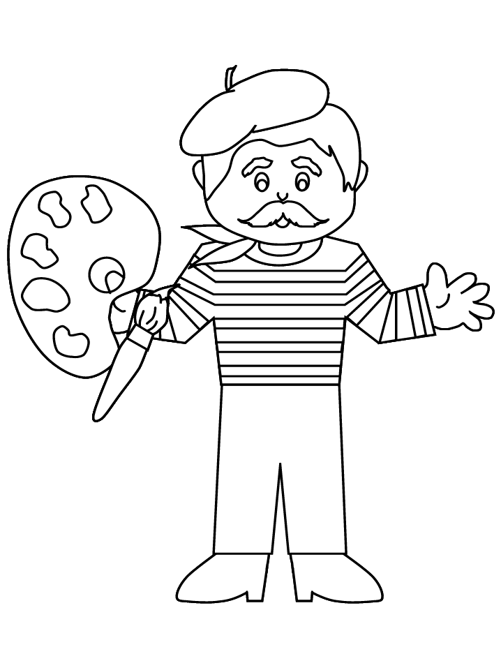 france coloring page