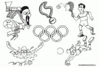 olympic coloring pages free