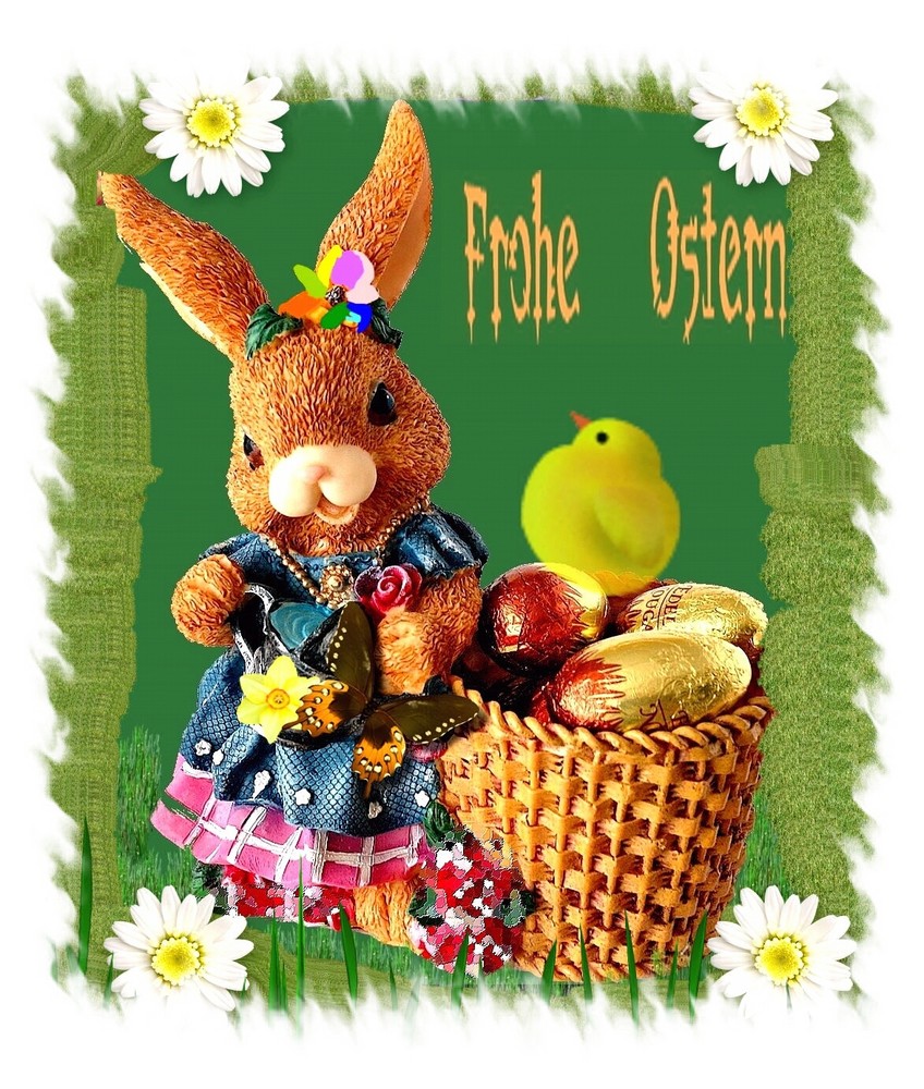 Fröhliche Ostergrüße Foto & Bild | karten und kalender, osterkarten